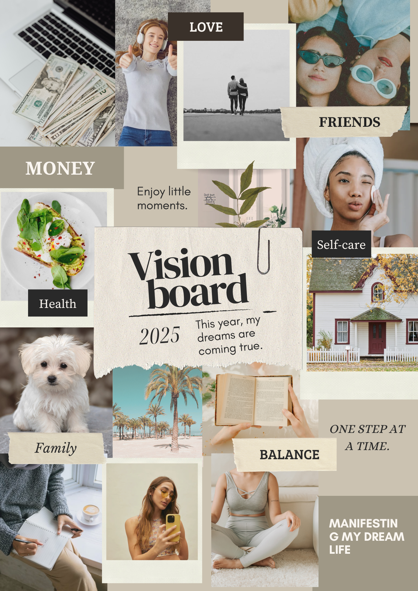 Poster vision board 2025